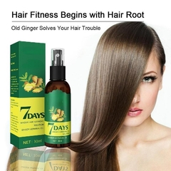 7 Dias Gengibre Spray de Crescimento de Cabelo Masculino Feminino Promove Rápido o Cabelo Cresce Mais Espesso Anti Queda de Cabelo Tratamento No Couro Cabeludo Nutrir o Cabelo na internet