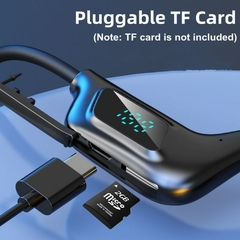 OLAF fone de ouvido não intra-auricular fone de ouvido sem fio fone de ouvido sem fio blutooth fone de ouvido sem fio mic power display suporte cartão TF - comprar online