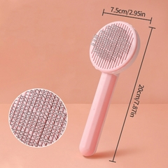 Escova para gatos Pente para animais de estimação Autolimpante Escova para remover pêlos Escova para cuidados com animais de estimação Pente para desembaraçamento Beleza Pente para cães - comprar online