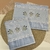 Kit Sereno Azul - Moldura Floral