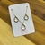 Conjunto Gota Cravejada Banhado a Ouro 18K