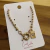 Pulseira Plaquinha Coração Cravejado Banhada a Ouro 18K - comprar online