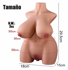 Muñeca tetas grandes y vagina