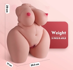 Muñeca piernuda Masturbador de silicona 28 cm