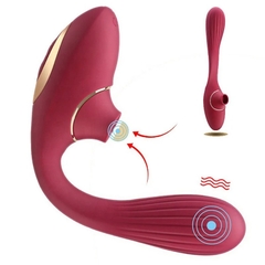VIBRADOR ajustable con succcionador de clítoris