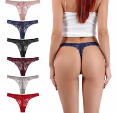 Tanga con encaje talla XL