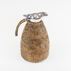 Garrafa Térmica em rattan PAYA 1.5 Litros - Natural Home