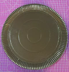 Bandeja redonda mediana x unidad