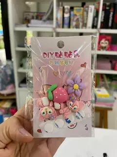 Charms decorativos con adhesivo - Libreria WOW