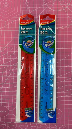 Regla KEYROAD flexible 20 cm