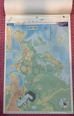 Mapa n5 europa fisico-politico