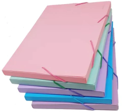 carpeta caja archivo LAMA A4 pastel 4cm