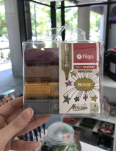 Resaltador FILGO metalizado x4