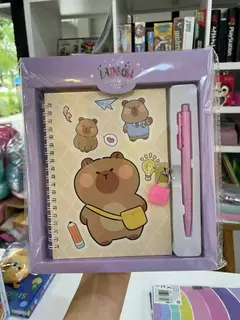 Diario intimo en caja con bolÌgrafo - comprar online