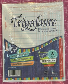 Repuesto contabilidad Triunfante N3 4 columnas