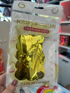 Cortina corazones metalizada - comprar online
