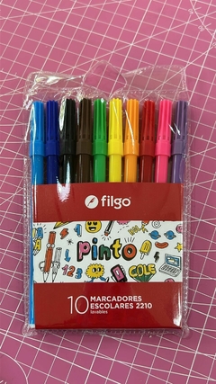 Mrcadores FILGO x10 Escolar Economico 2210