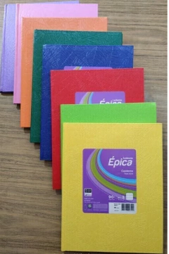 Cuaderno EPICA n3 Hojas rayadas x 48 lila