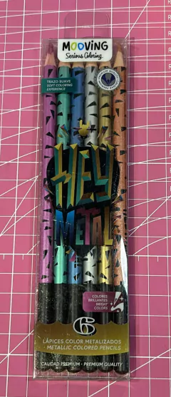 Lapices MOOVING hey metal XL X6