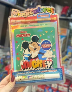 Libro VERTICE para pintar magicolores Mickey