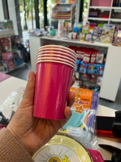 Vasos PARTYSTORE polipapel fucsia