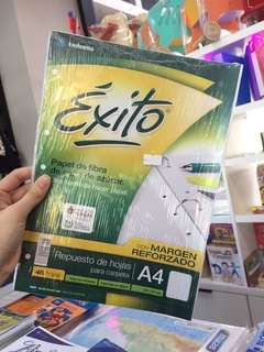 Repuesto A4 EXITO c/banda x48 cuadriculadas