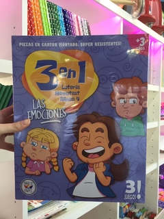 Juego 3 en 1 BARCO DE PAPEL las emociones