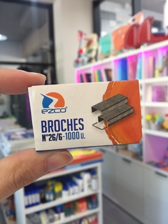 Broches abrochadora Ezco 26/6 1000u