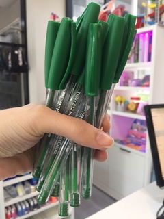 Lapicera FABER TRILUX VERDE CLASICO