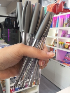 Lapicera FABER TRILUX PLATEADA
