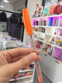 Lapicera Faber Trilux Naranja