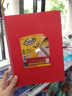 Cuaderno EXITO E7 x60 rojo