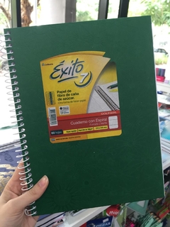 Cuaderno EXITO E7 x60 verde
