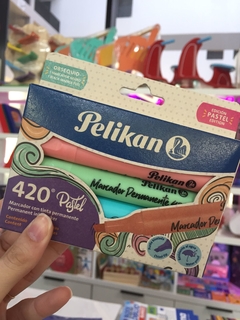 Marcador permanente PELIKAN Pastel x 5