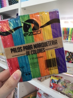 Palitos EZCO helado colores
