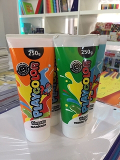 Tempera PLAYCOLOR 250g pomo verde oscuro