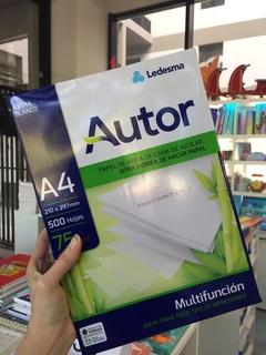 Resma AUTOR 500 hojas 75gr