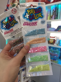 Brillantina MAGICOLOR 5x3,5 pastel y metales