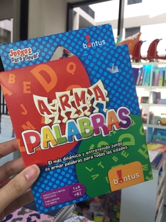 Juego cartes arma palabras
