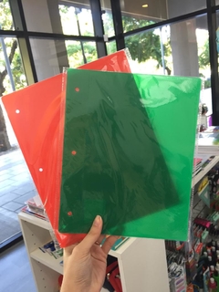 Carpeta LAMA dos tapas cristal