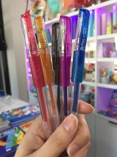 Lapicera FILGO Gel pop glitter Violeta