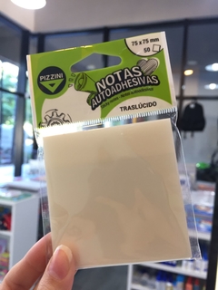Notas PIZINNI adhesivas traslucidas
