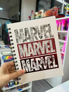 Cuaderno MOOVING 16x21 tapa dura 80 hojas MARVEL