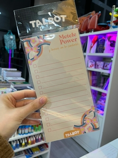 Anotador TALBOT checklist metele power