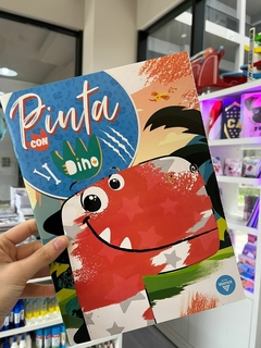 Libro Pinta con dino splash