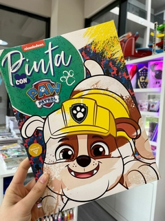 Libro Pinta con paw patrol