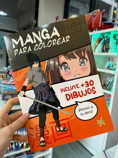 Libro manga para colorear