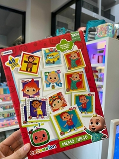 Juego de memoria con base de goma cocomelon