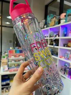 Botella CRESKO con pico glitter