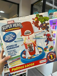 Juego palitos locos avengers